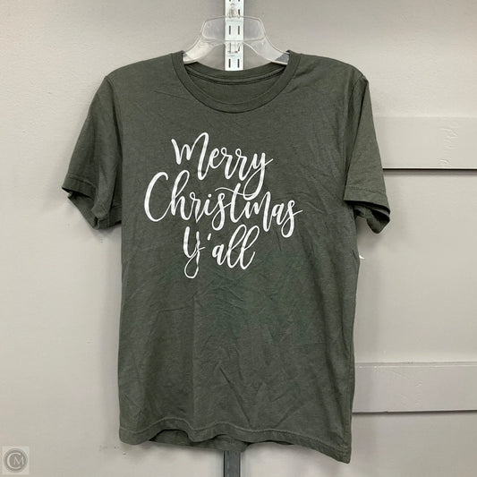 Top Short Sleeve By Clothes Mentor In Green, Size: M