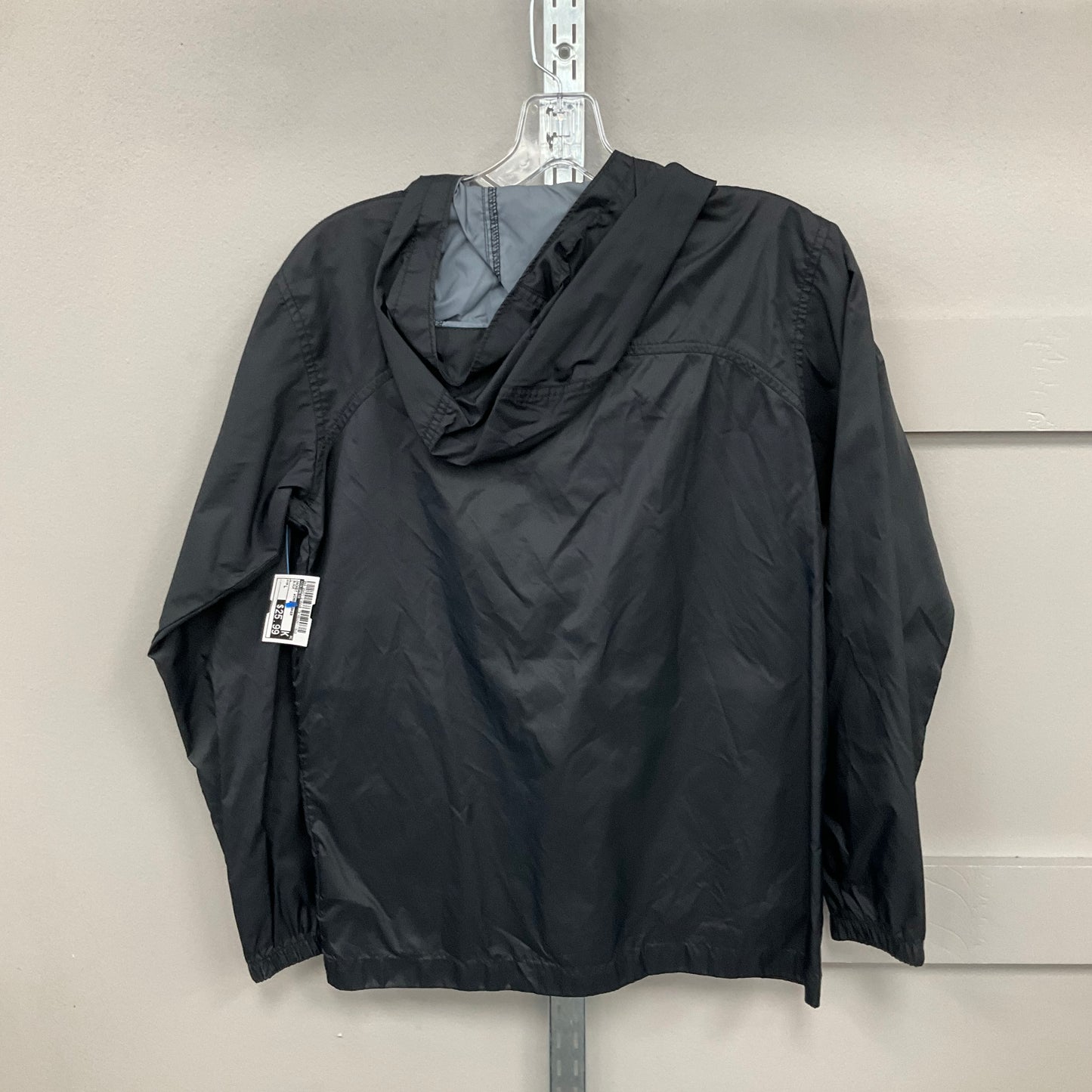 Jacket Windbreaker By Columbia In Black, Size: L