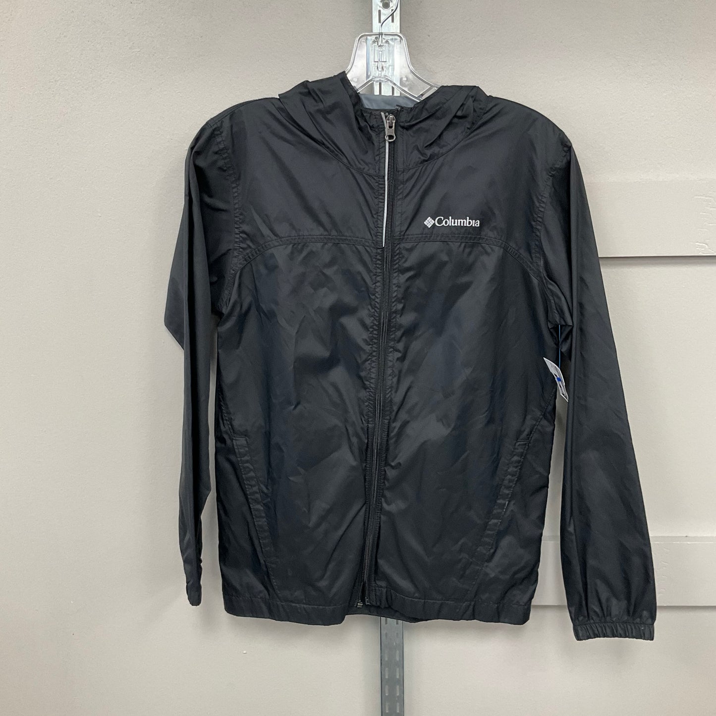 Jacket Windbreaker By Columbia In Black, Size: L