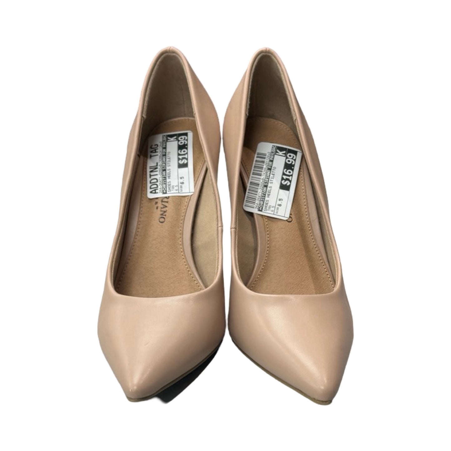 Shoes Heels Stiletto By Christian Siriano For Payless In Tan, Size: 6.5