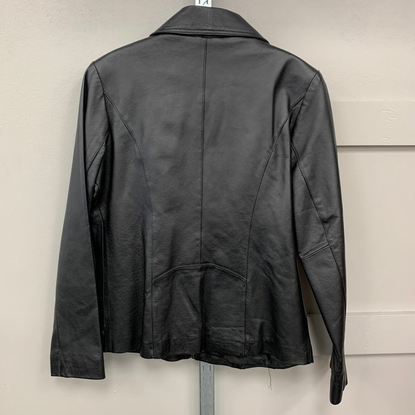 Jacket Leather By New York And Co In Black, Size: M