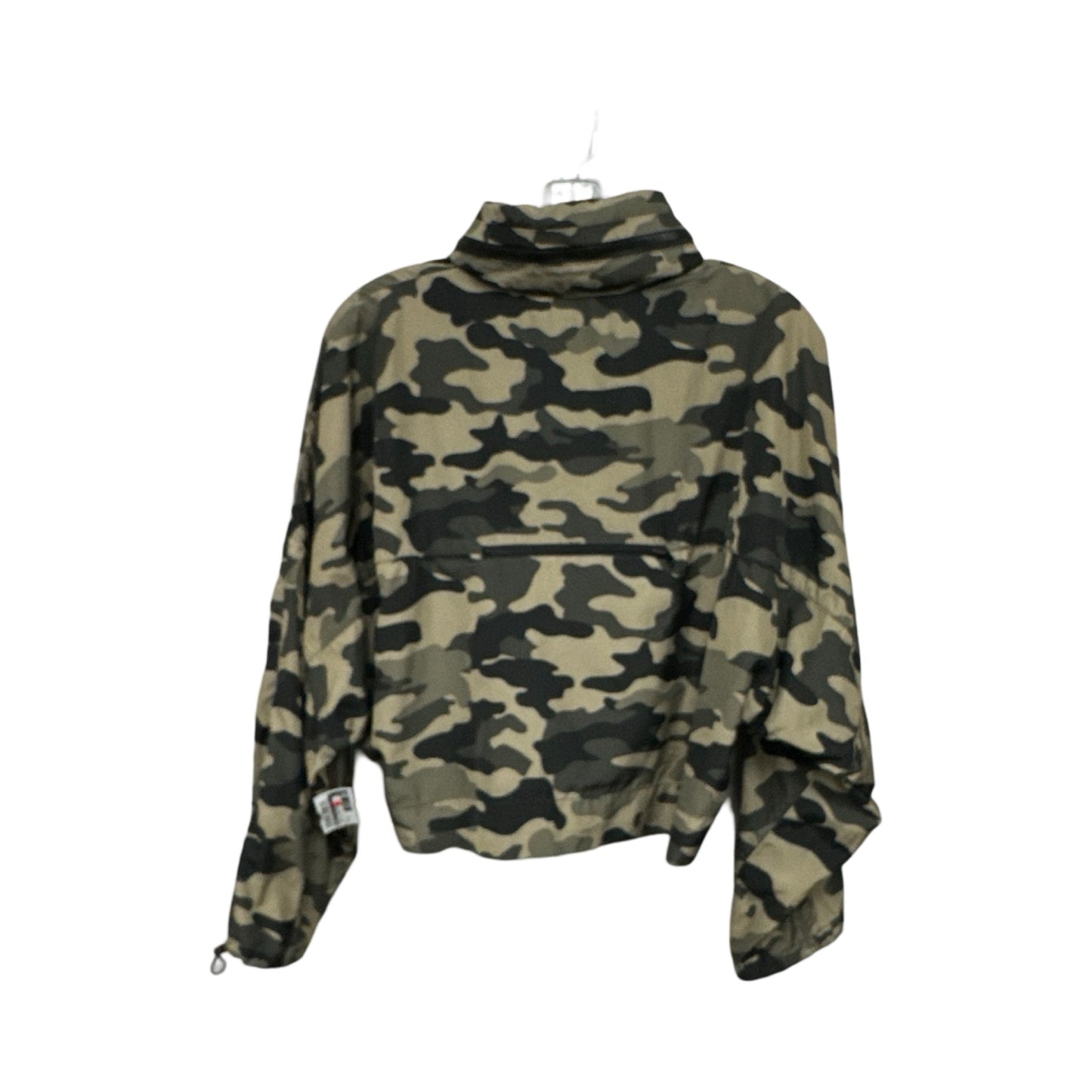 Jacket Windbreaker By Zara In Camouflage Print, Size: Xs