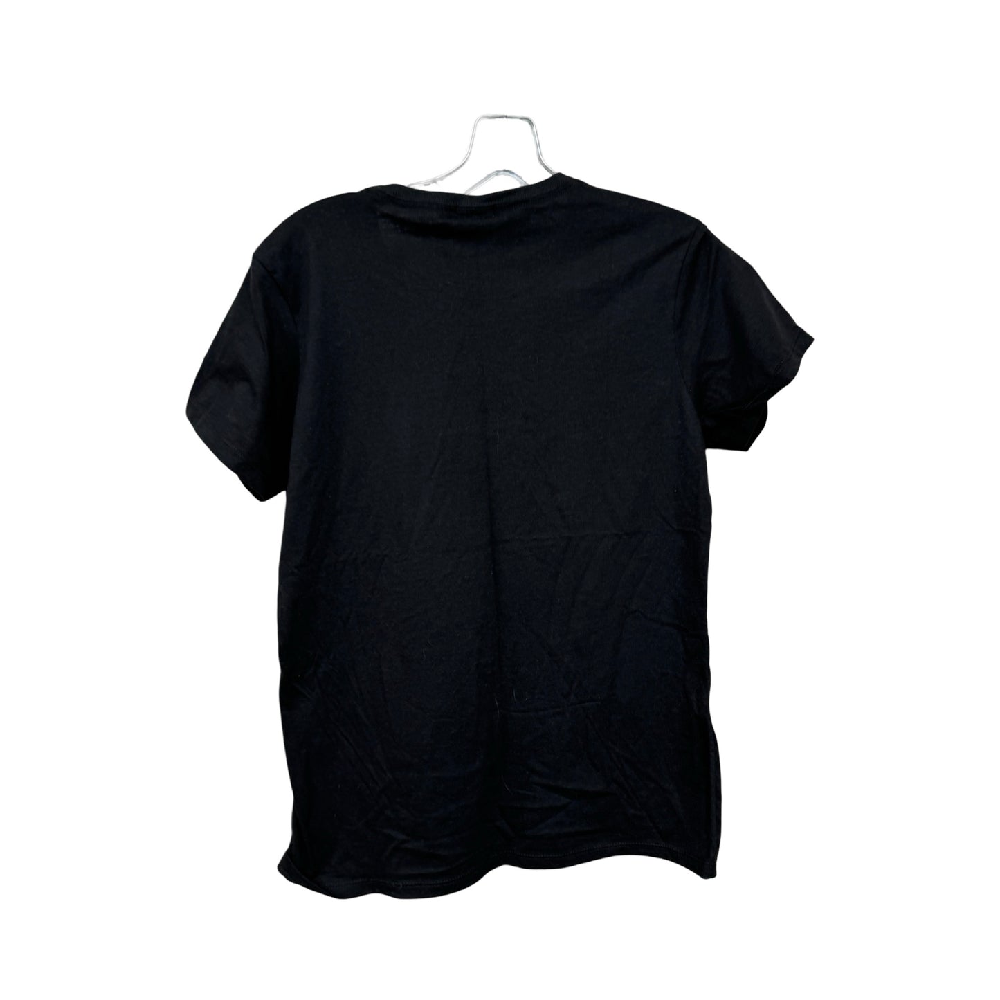 Top Short Sleeve By Port & Company  In Black, Size: M