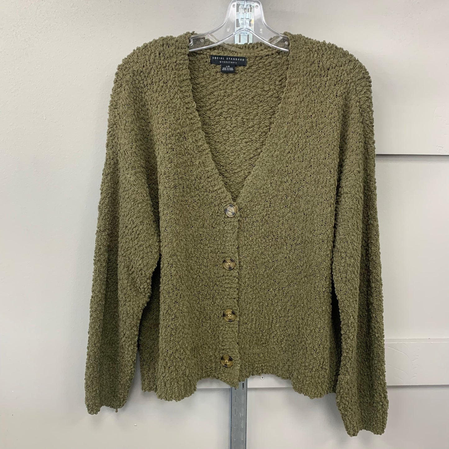 Cardigan By Social Standard By Sanctuary In Green, Size: L