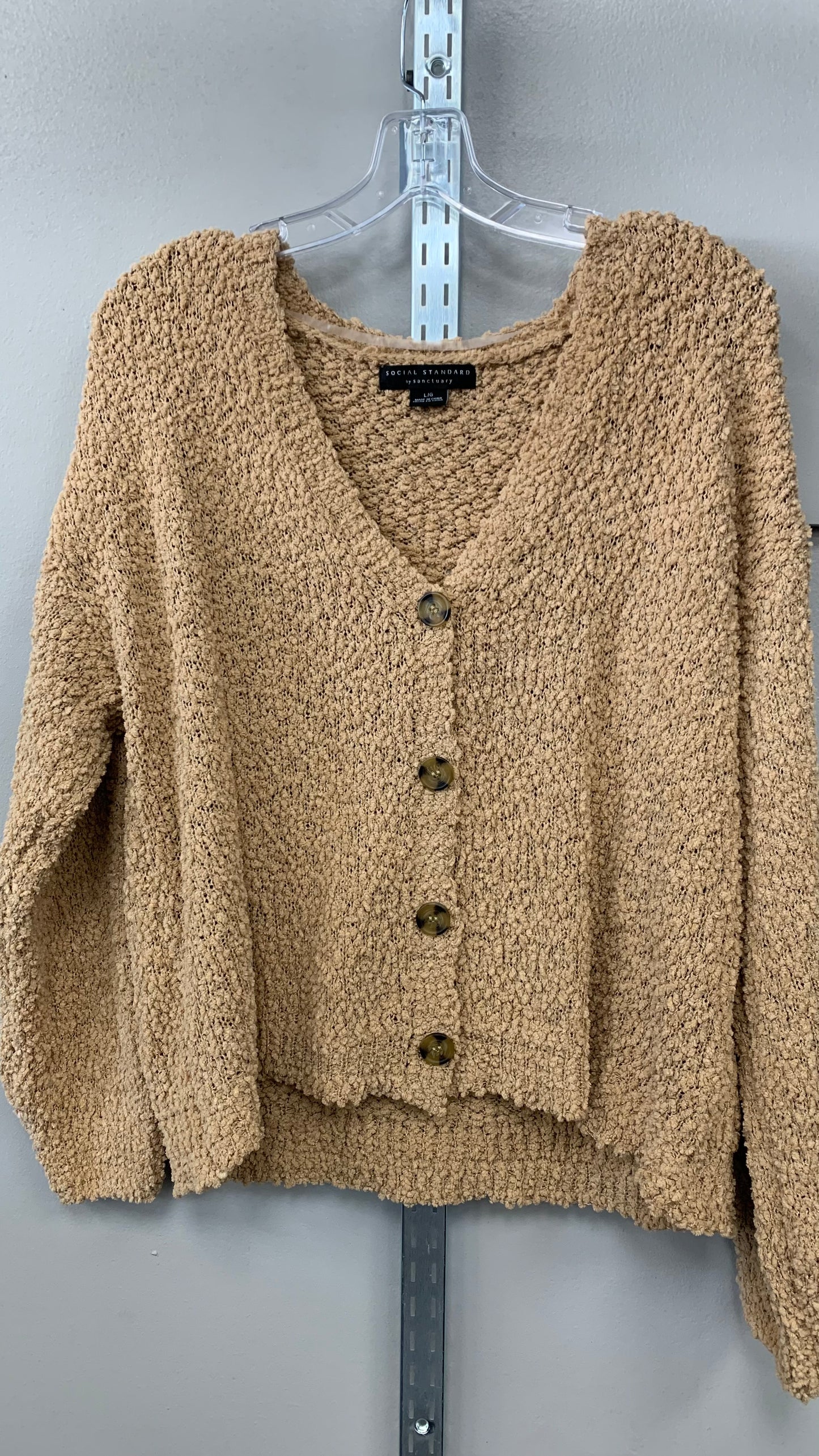 Cardigan By Social Standard By Sanctuary In Brown, Size: L