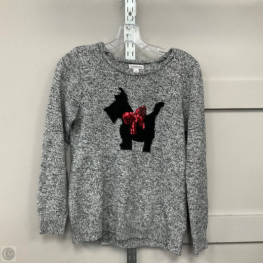 Sweater By Croft And Barrow In Black & White, Size: S