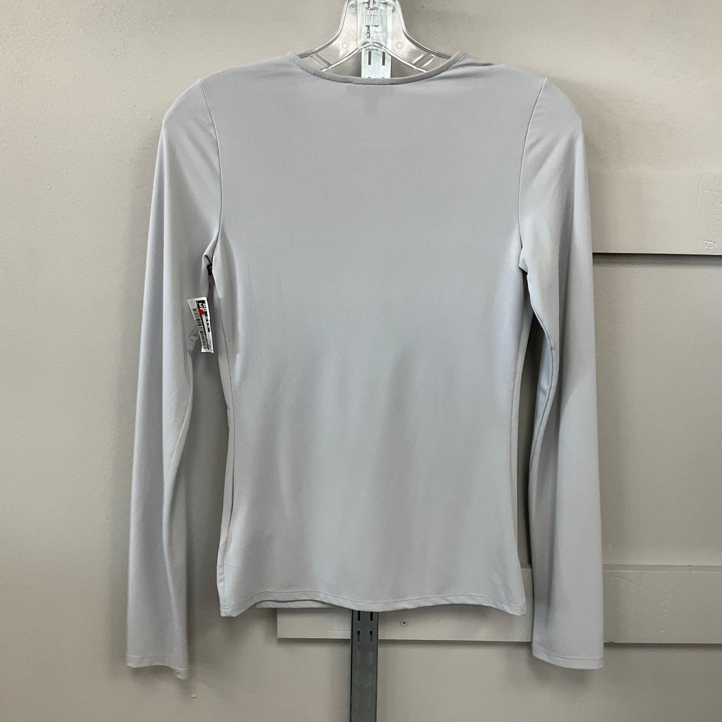 Top Long Sleeve By Express In Grey, Size: Xs