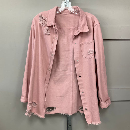 Jacket Shirt By Clothes Mentor  Size: L