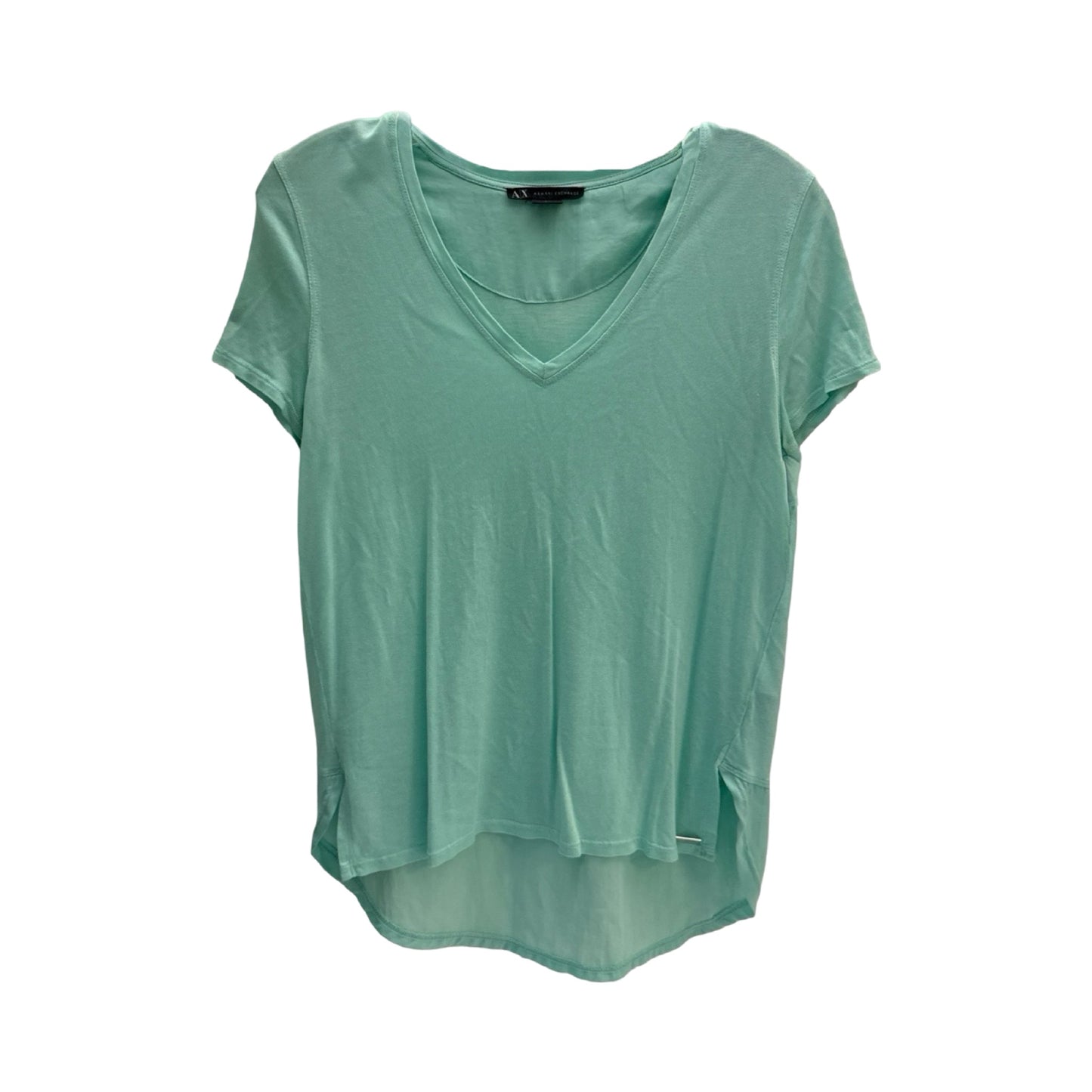 Green Athletic Top Short Sleeve Armani Exchange, Size S