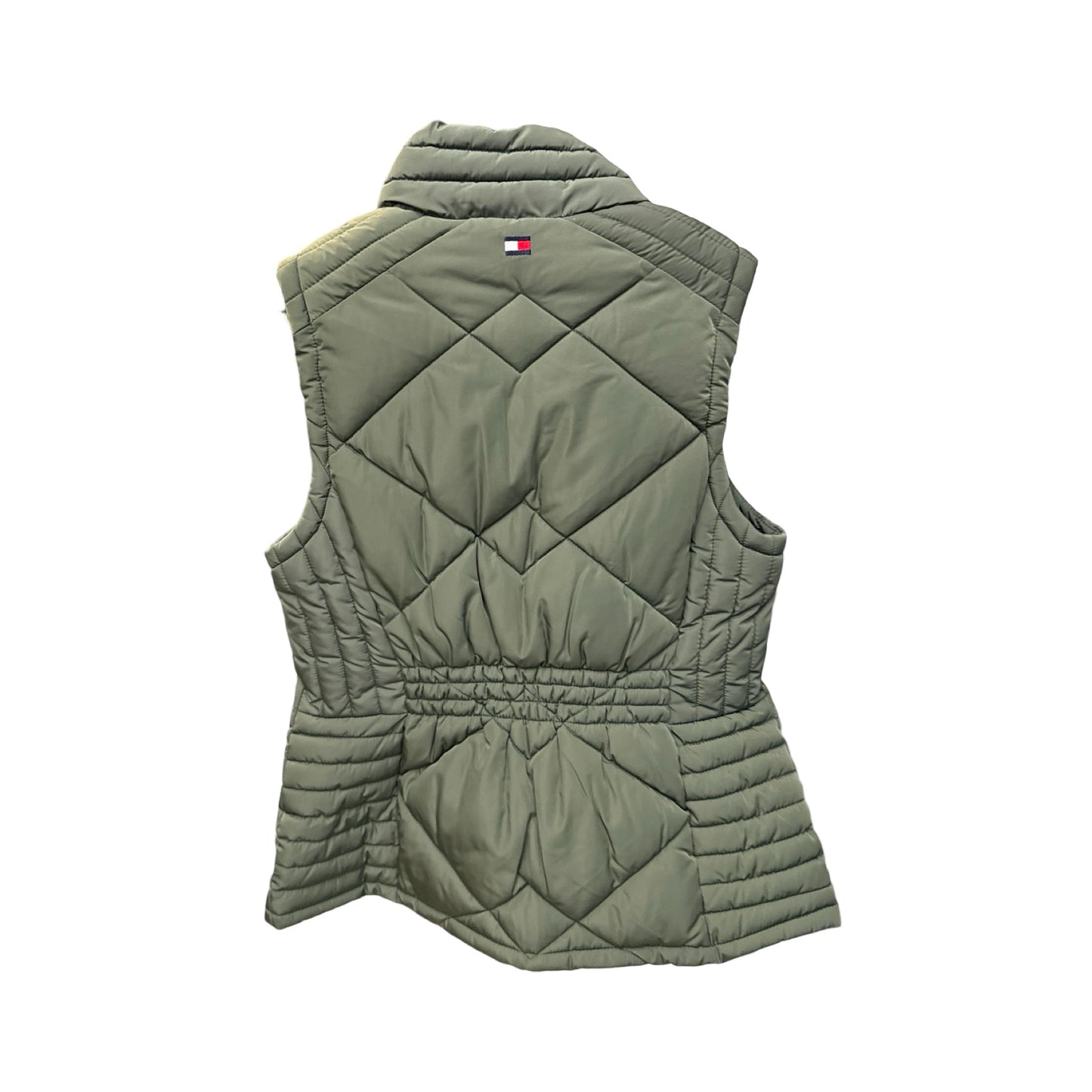 Vest Puffer & Quilted By Tommy Hilfiger In Green, Size: S