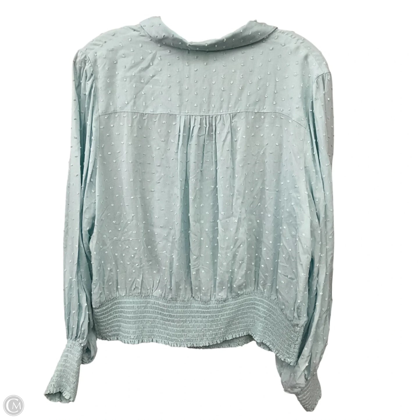 Top Long Sleeve By Maeve In Blue, Size: 1x