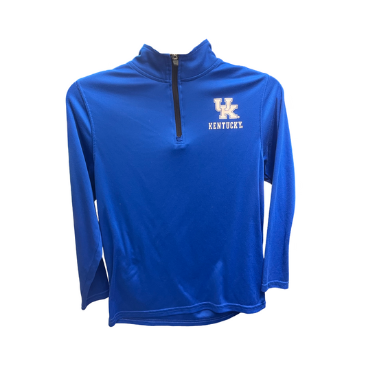 University of Kentucky Blue Athletic Top Long Sleeve Collar Top of the World, Size M