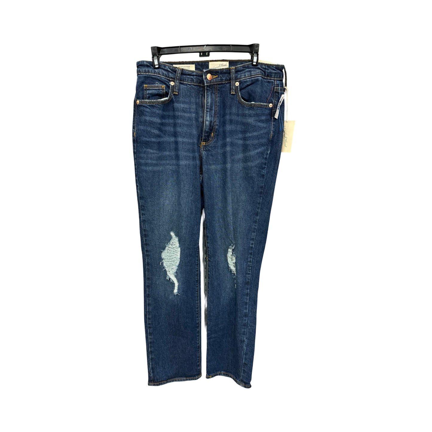 Jeans Straight By Universal Thread In Blue Denim, Size: 8