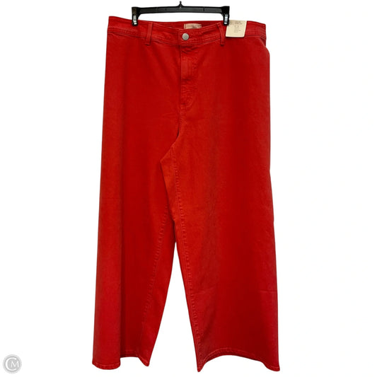 Pants Wide Leg By Universal Thread In Red, Size: 16