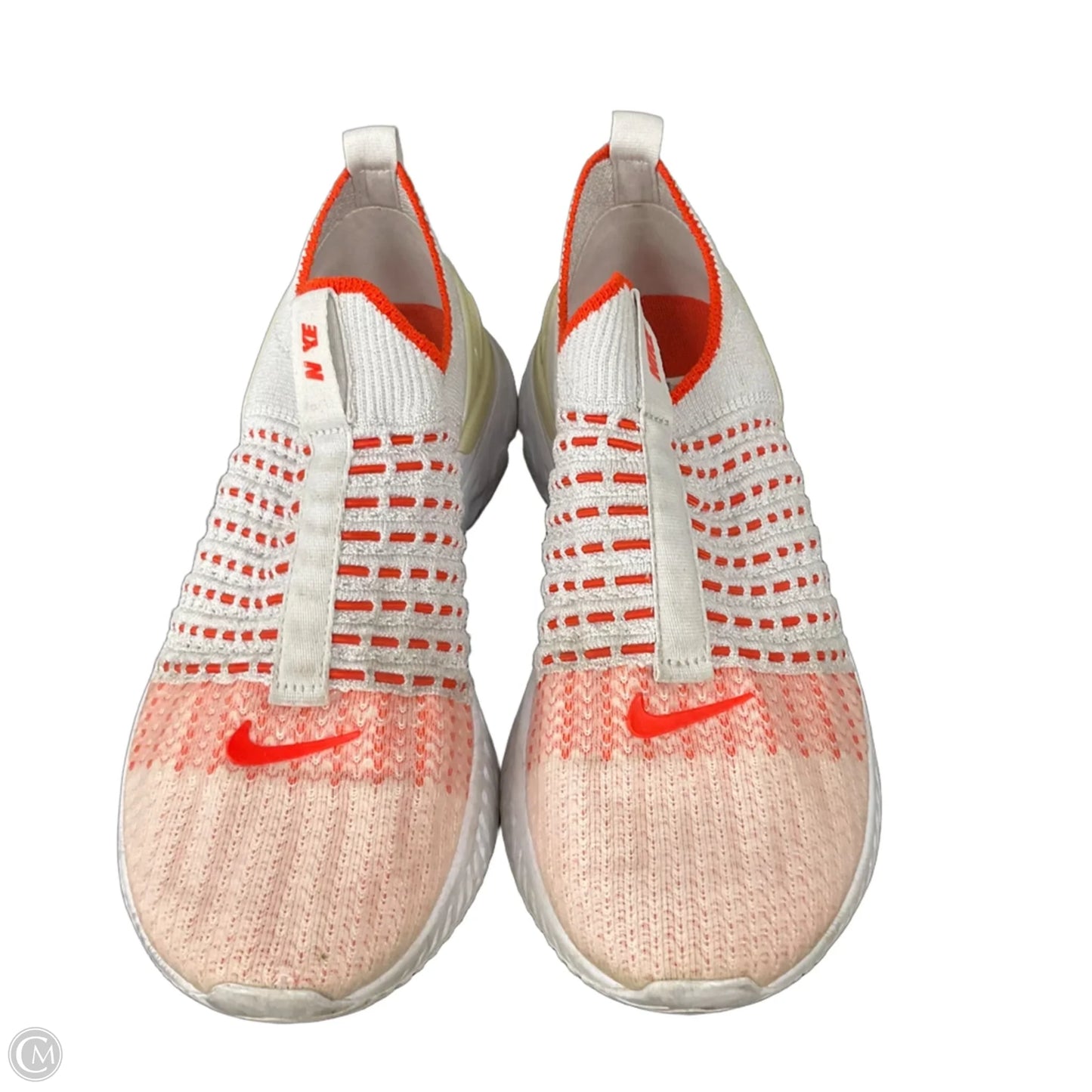Shoes Athletic By Nike In Orange & White, Size: 7.5