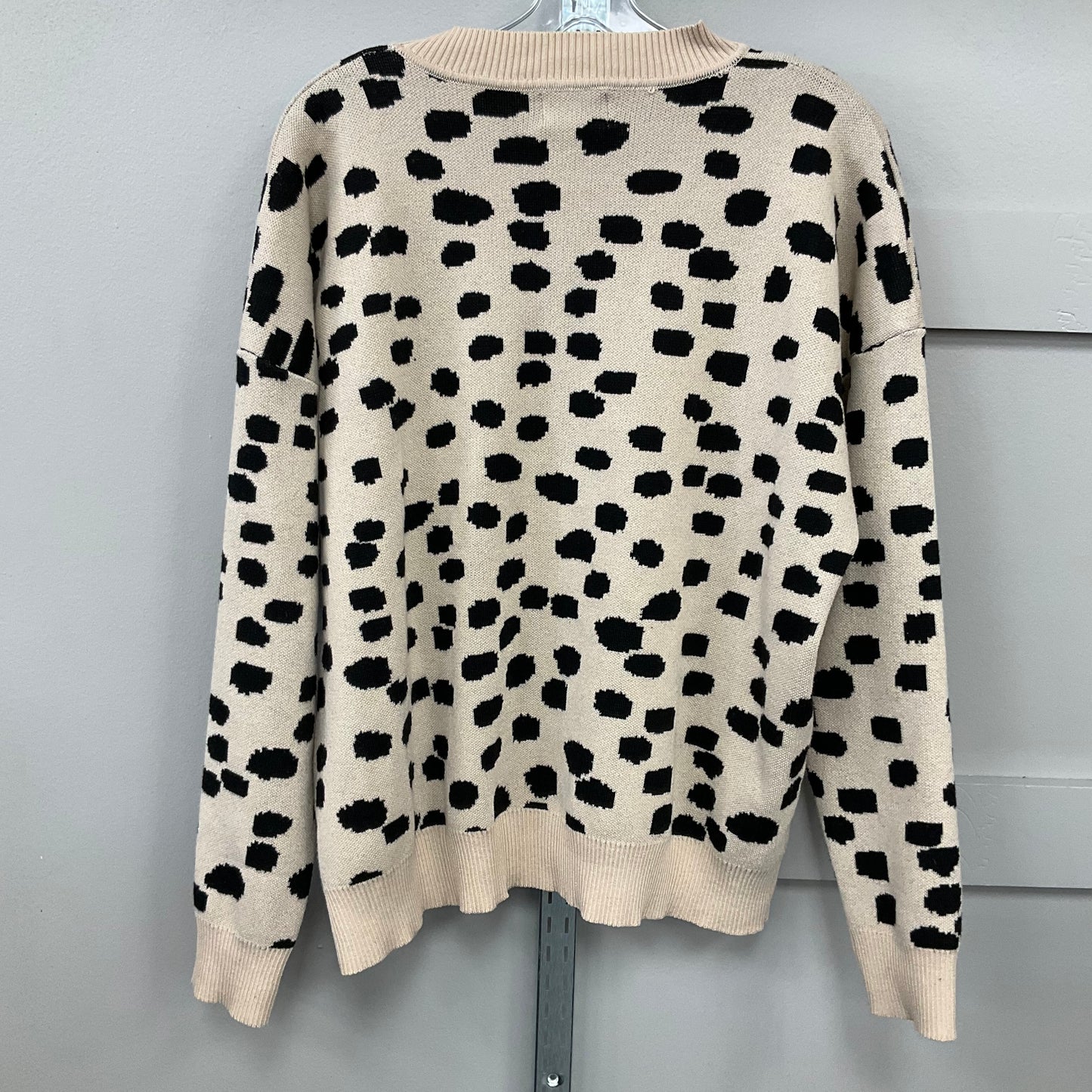 Top Long Sleeve By Jun & Ivy In Animal Print, Size: Xl