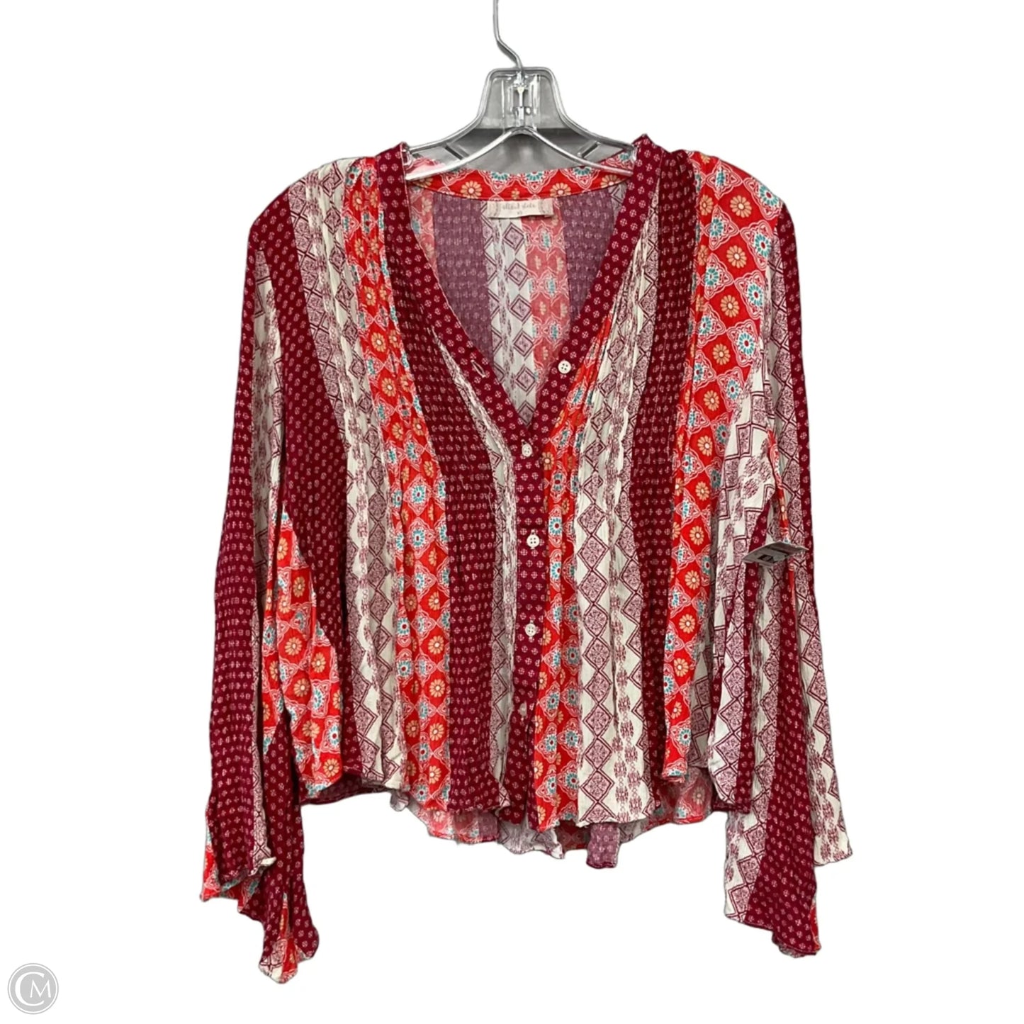 Top Long Sleeve By Altard State In Red, Size: Xs