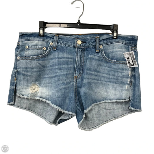 Shorts By Rag And Bone In Blue Denim, Size: 8