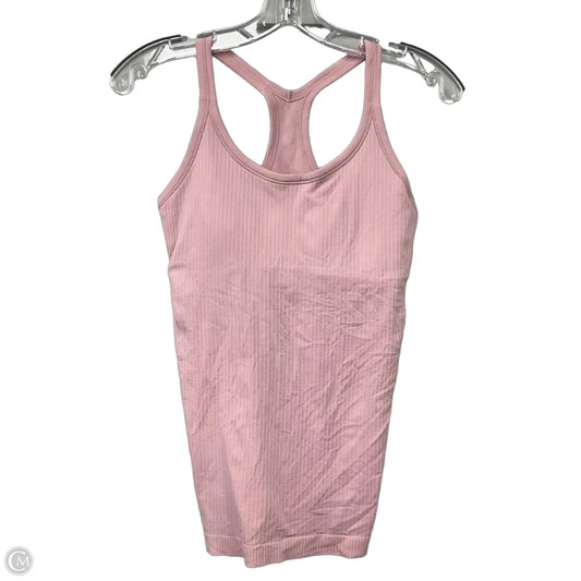 Athletic Tank Top By Lululemon In Pink, Size: 6