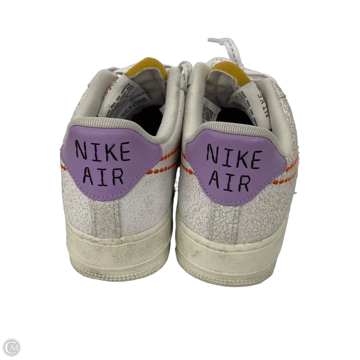 Air Force 1 Low ‘07 SE Stitched By Nike In White, Size: 8.5