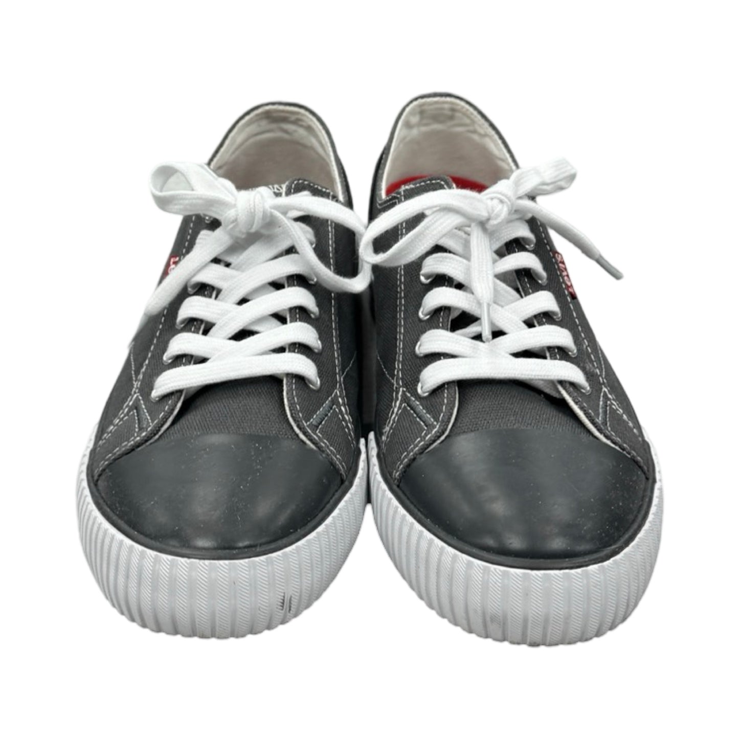 Shoes Sneakers By Levis In Grey, Size: 8