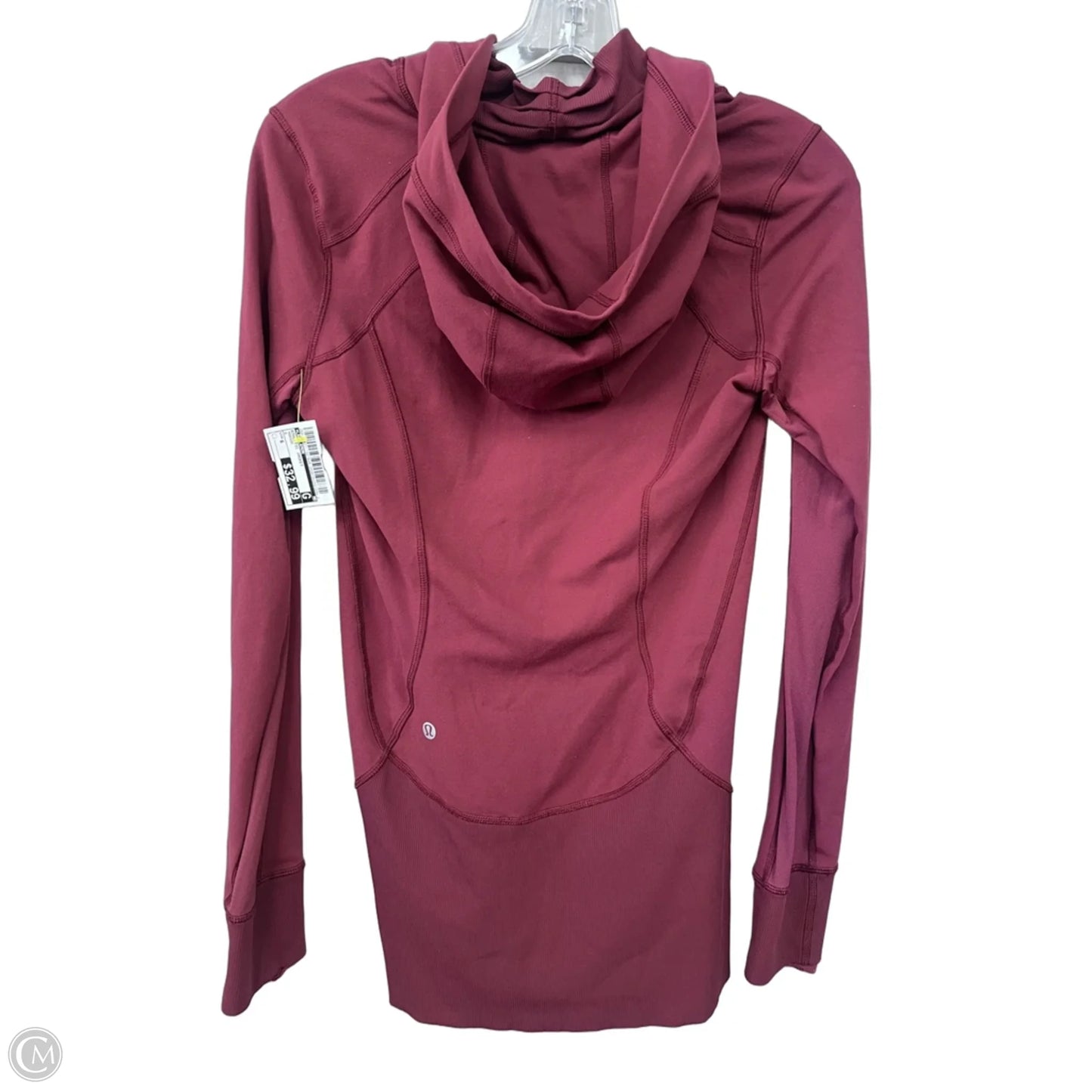 Athletic Jacket By Lululemon In Maroon, Size: 6