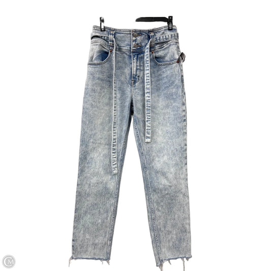 Jeans Straight By Abercrombie And Fitch In Blue Denim, Size: 2
