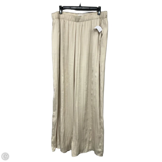 Pants Wide Leg By Abercrombie And Fitch In Cream, Size: L