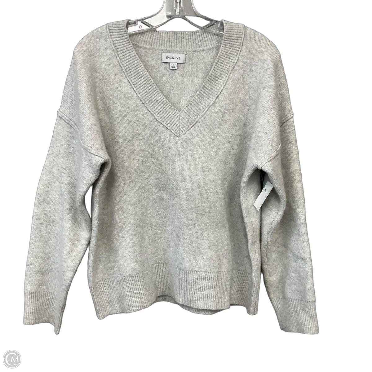 Sweater By Evereve In Grey, Size: L