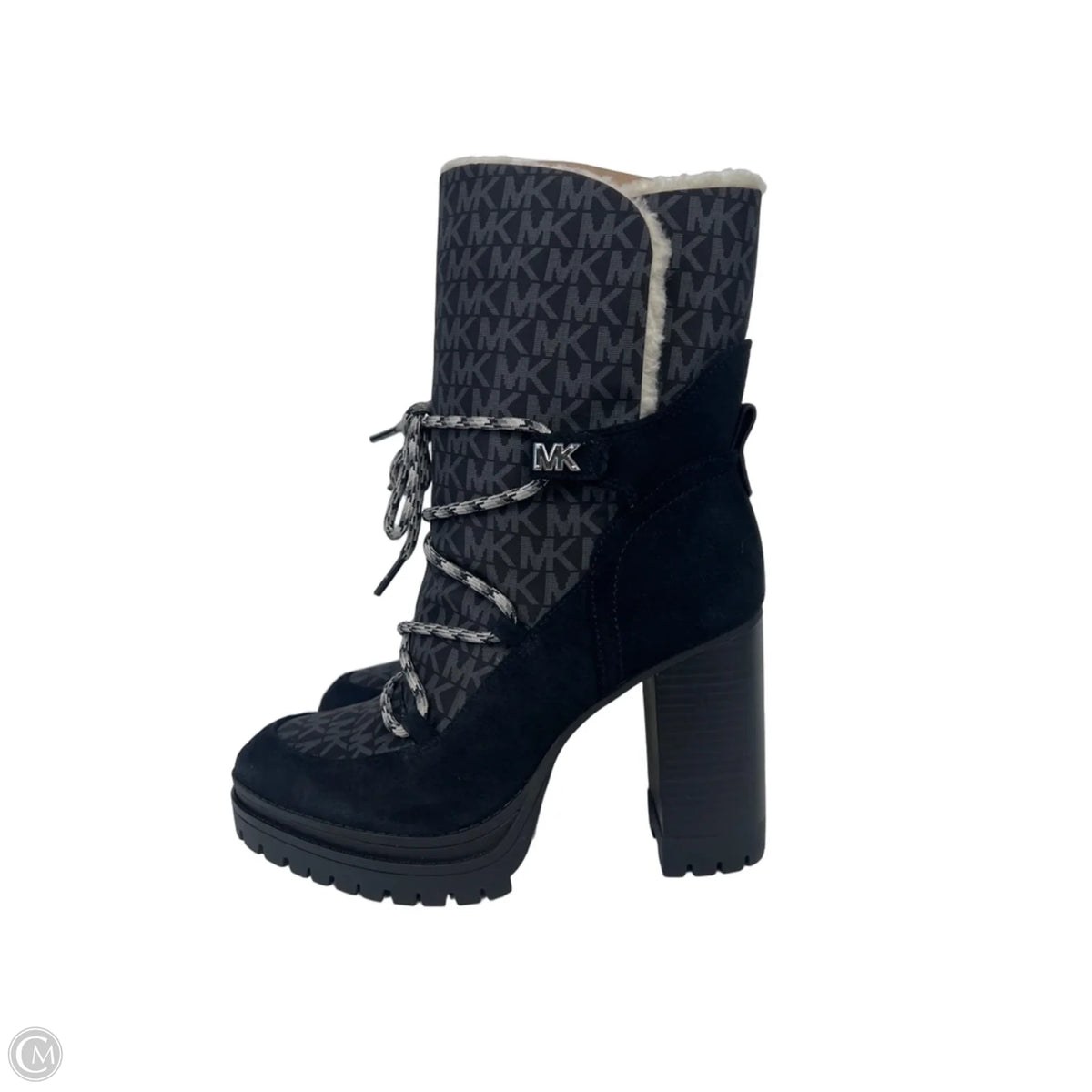 Boots Designer By Michael Kors In Black, Size: 9