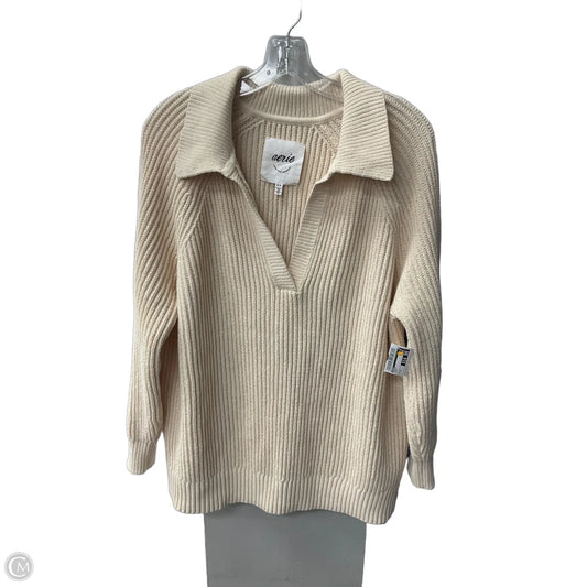 Sweater By Aerie In Cream, Size: M