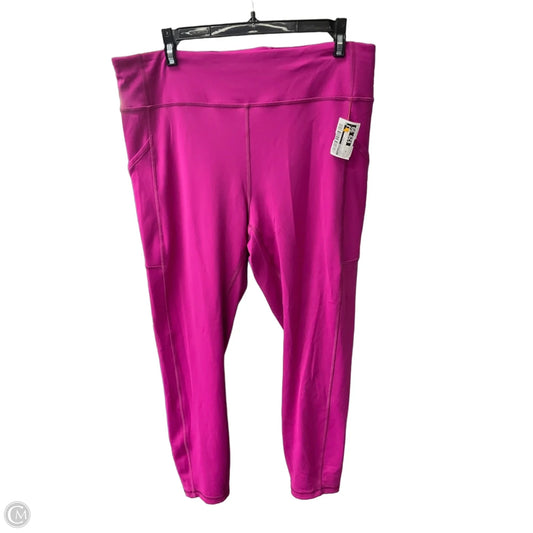 Athletic Leggings By Lululemon In Pink, Size: 14
