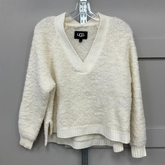 Sweatshirt Designer By Ugg In Cream, Size: S