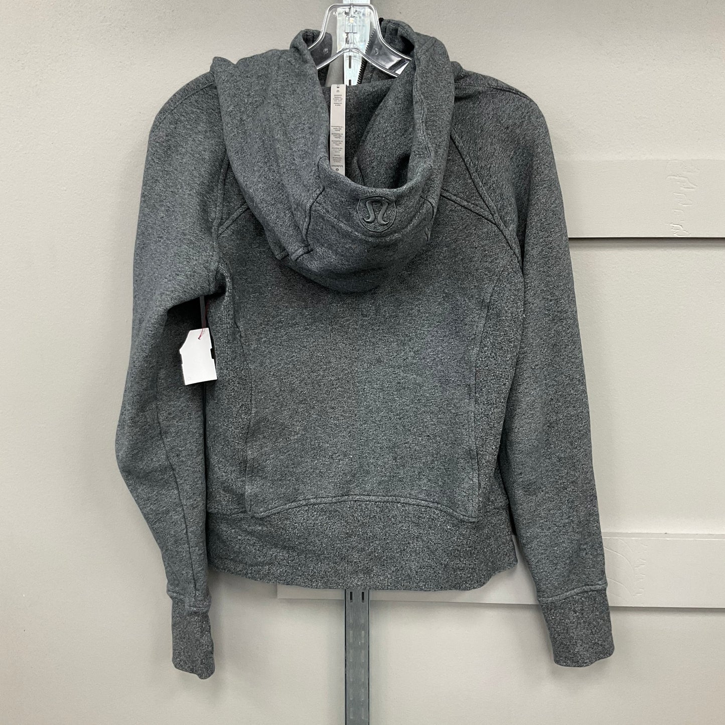 Athletic Jacket By Lululemon In Grey, Size: 6