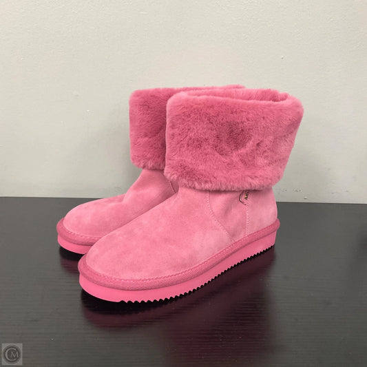 Boots Designer By Michael Kors In Pink, Size: 6