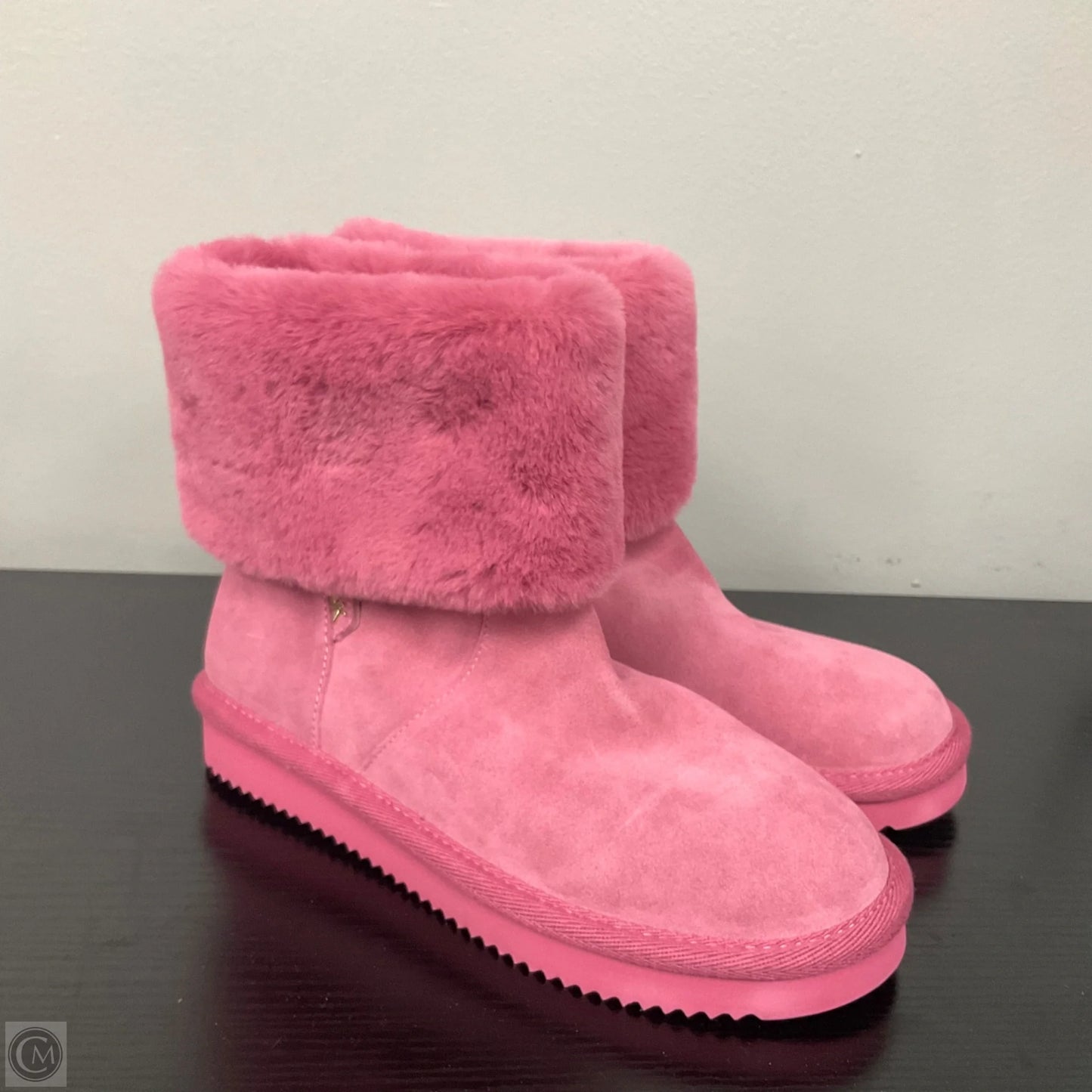 Boots Designer By Michael Kors In Pink, Size: 6