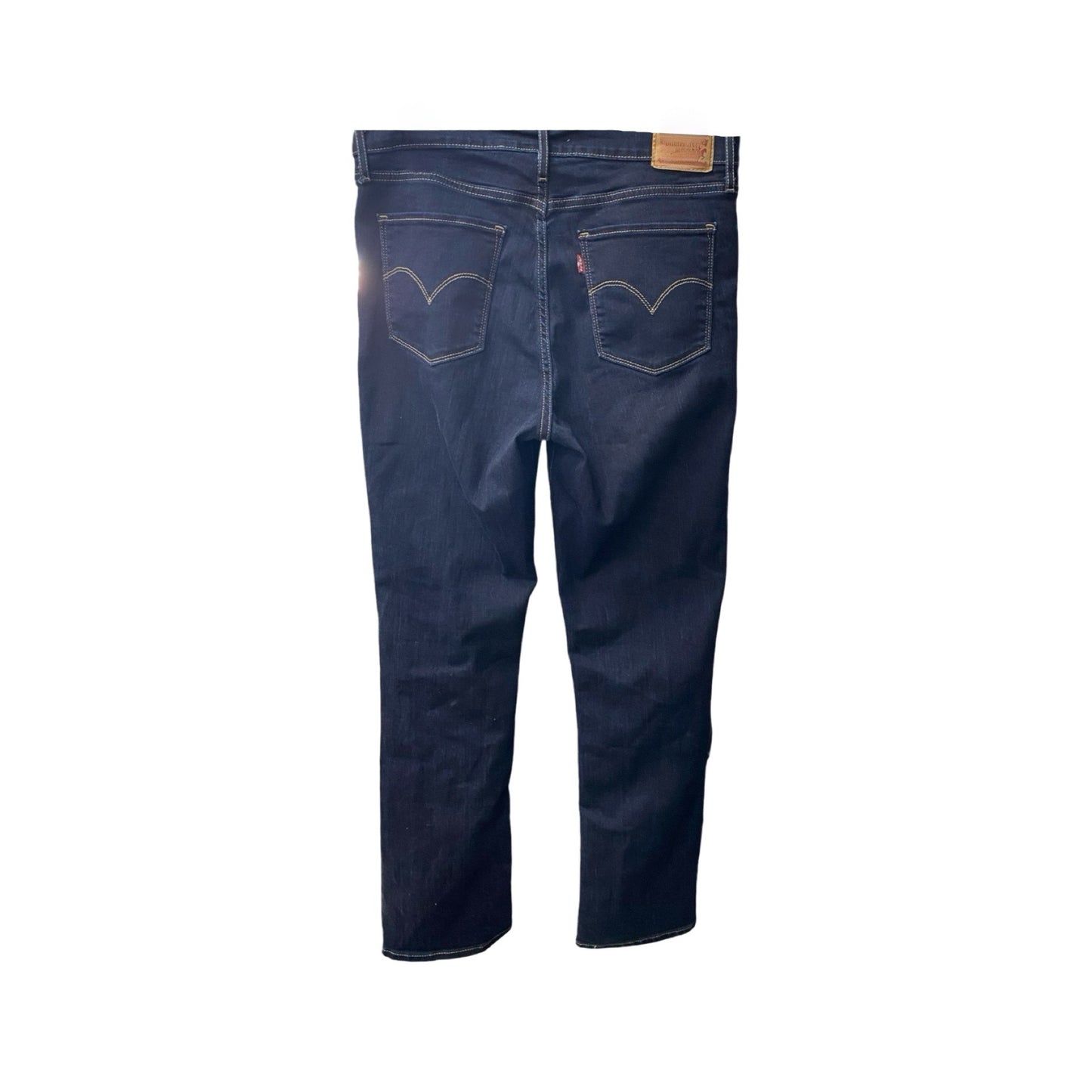 Jeans Skinny By Levis In Blue Denim, Size: 14