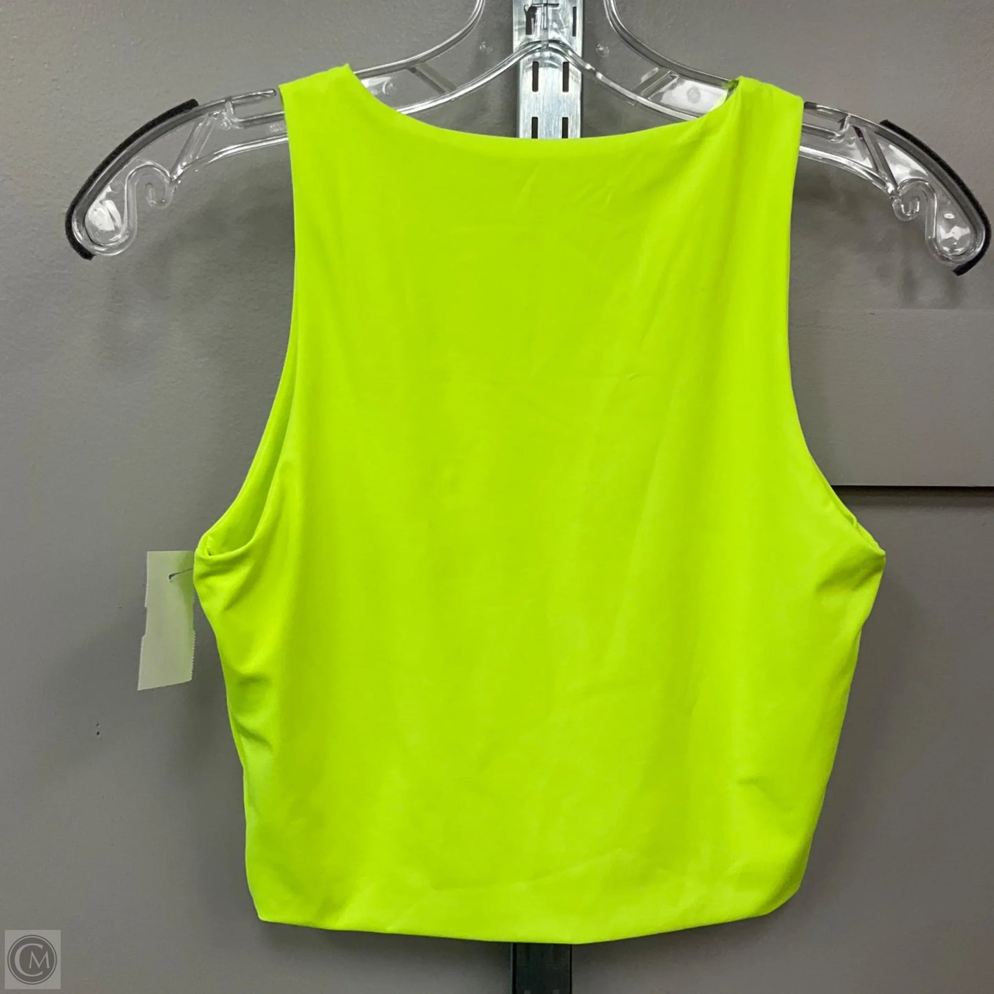 Athletic Tank Top In NEON Yellow, Size: S