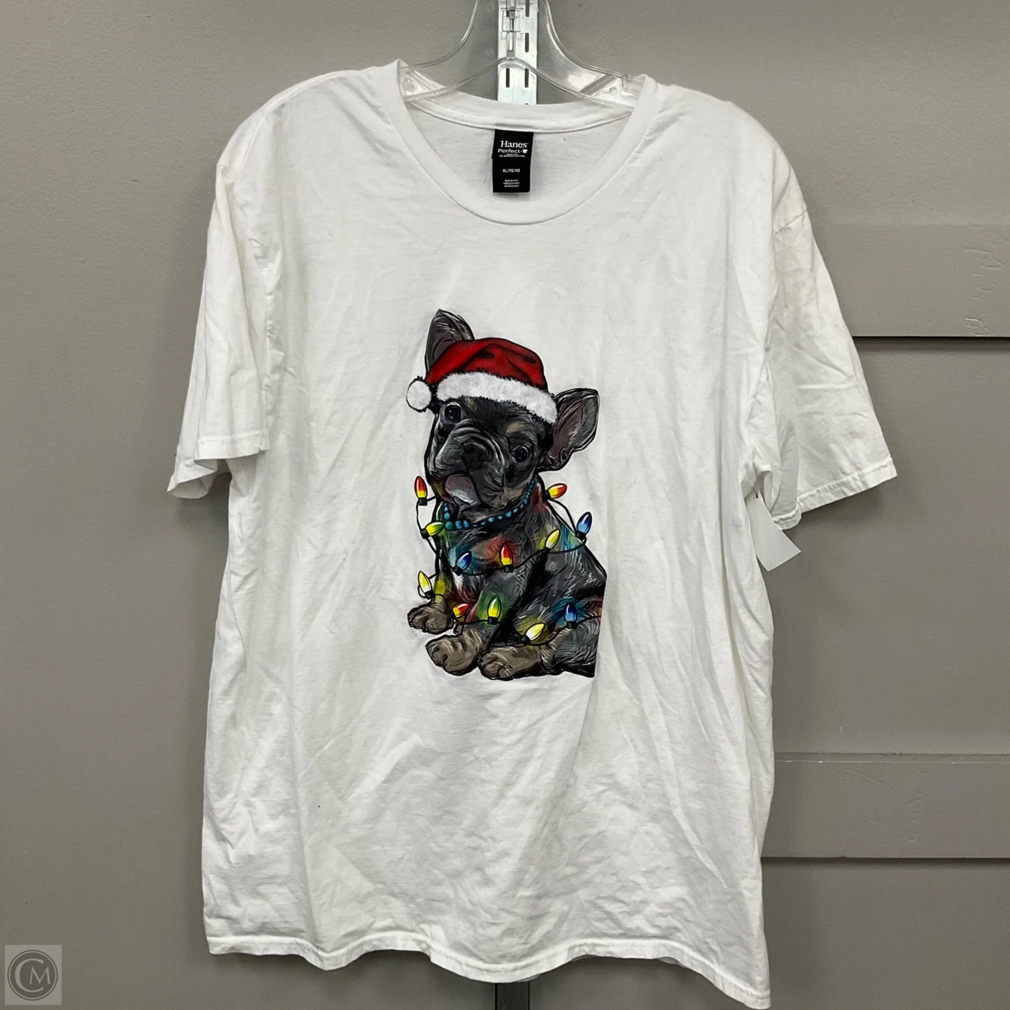 Top Short Sleeve Basic By Hanes In White, Size: Xl