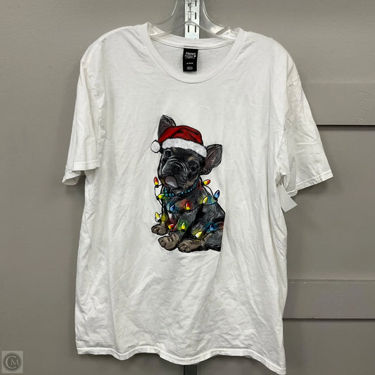 Top Short Sleeve Basic By Hanes In White, Size: Xl