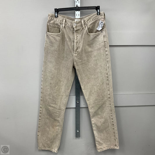 Jeans Straight By Citizens Of Humanity In Tan Denim, Size: 4