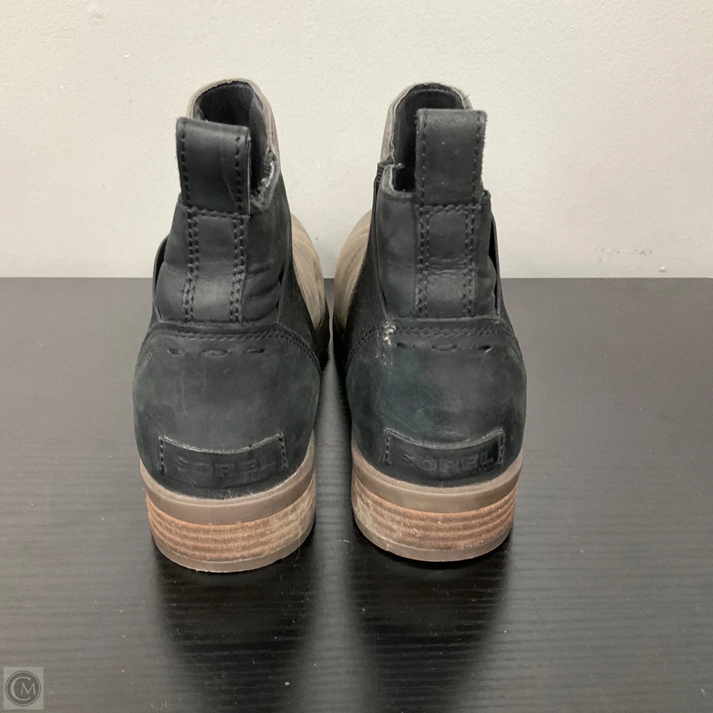 Boots Ankle Heels By Sorel In Taupe, Size: 8
