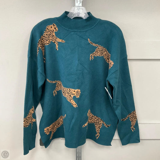 Sweater By Clothes Mentor In Animal Print, Size: Xl