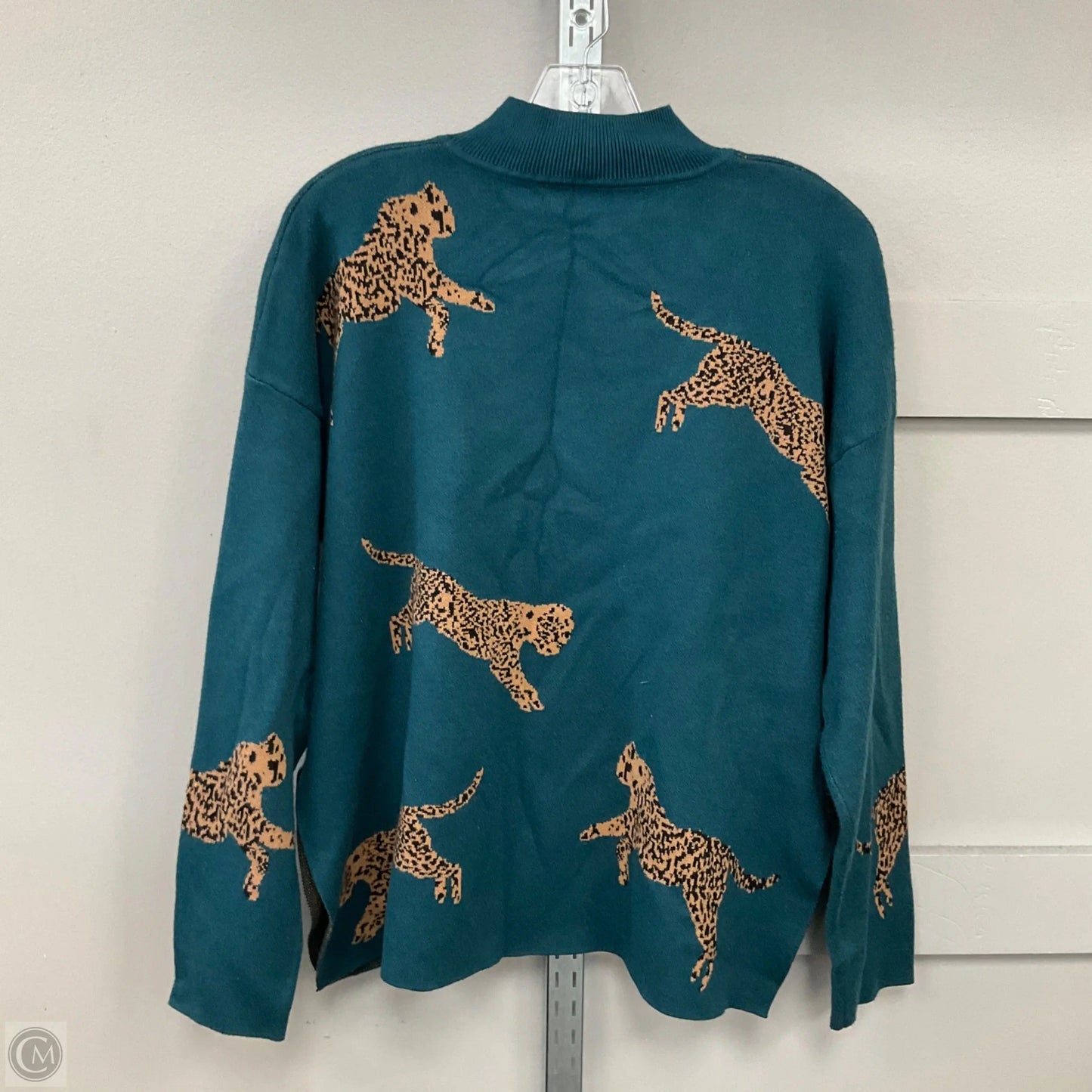 Sweater By Clothes Mentor In Animal Print, Size: Xl
