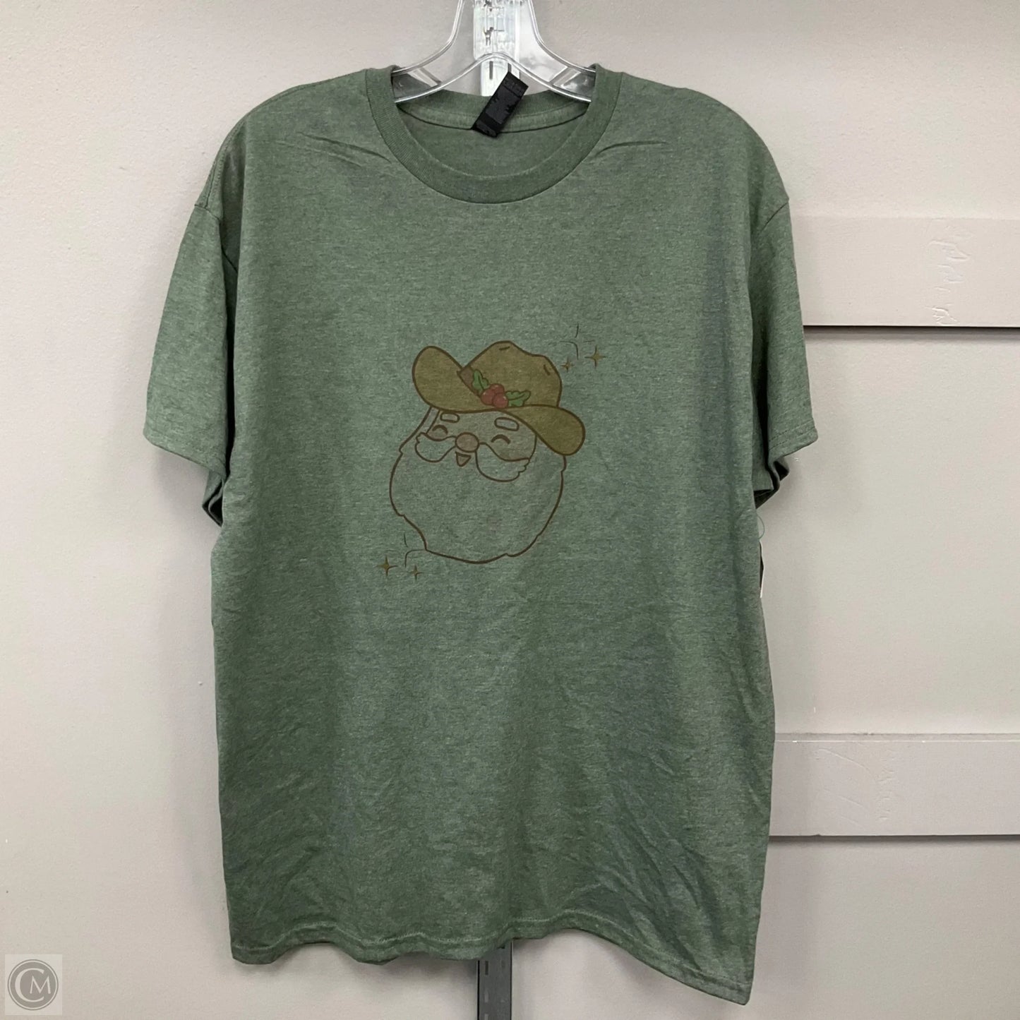 Top Short Sleeve Basic By Gildan In Green, Size: L