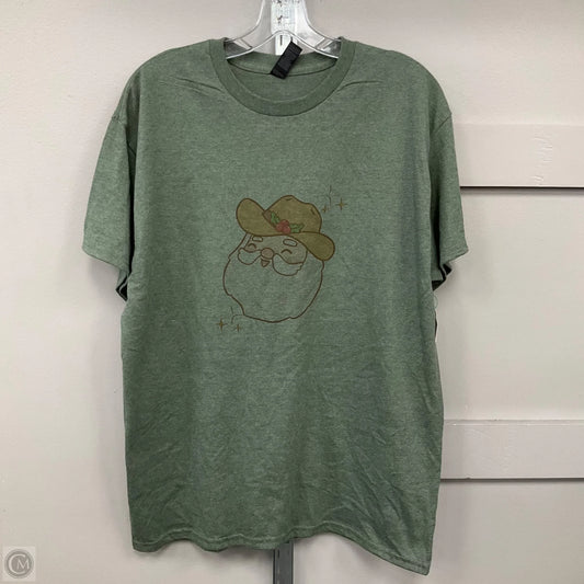 Top Short Sleeve Basic By Gildan In Green, Size: L