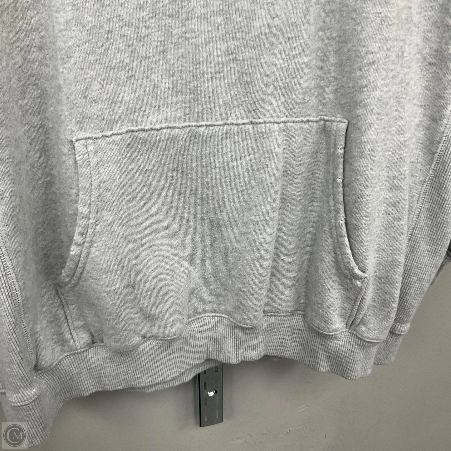 Sweatshirt Hoodie By Aerie In Grey, Size: M