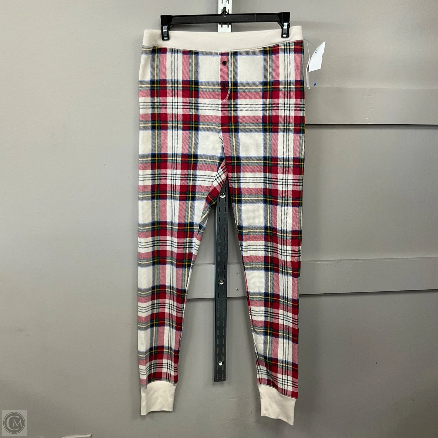 Pajama Pants By Old Navy In Plaid Pattern, Size: M