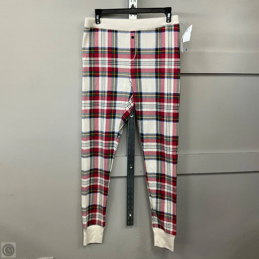 Pajama Pants By Old Navy In Plaid Pattern, Size: M