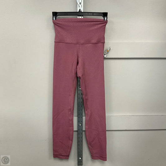 Athletic Leggings By Lululemon In Mauve, Size: 2